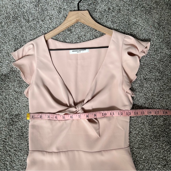 NWOT, REVOLVE, Amanda Uprichard Ember Dress in Brulee - Picture 8 of 9